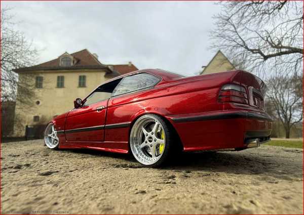 1:18 BMW E36 M3 PANDEM WIDEBODY / ALPINA WITHE mit BBS RS = OVP - Kopie